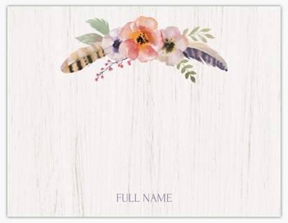 Design Preview for Design Gallery: Rustic Note Cards, Flat 10.7 x 13.9 cm