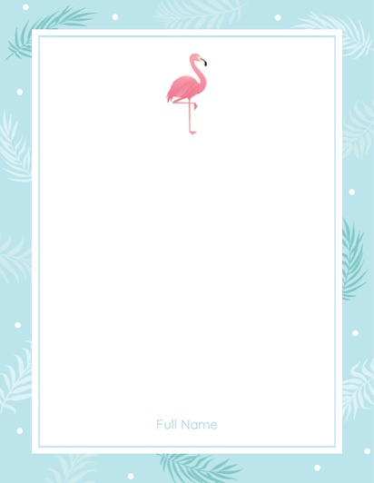 Design Preview for Design Gallery: Animals Notepads, 4" x 5.5"