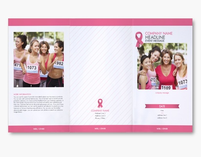 Design Preview for Design Gallery: Sports & Fitness Custom Brochures, 9" x 16" Tri-fold