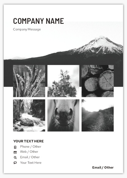 Design Preview for Design Gallery: Photography Flyers, None A6