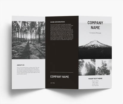 Design Preview for Design Gallery: Photography Folded Leaflets, Z-fold DL (99 x 210 mm)