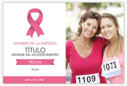 Un conciencia caminata contra el cáncer diseño rosa marrón