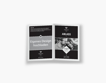 Designvorschau für Designgalerie: Falzflyer Partnervermittlung, Einbruchfalz A6 (105 x 148 mm)