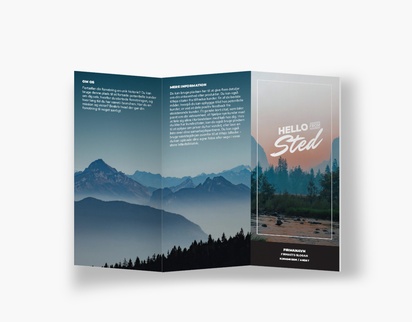 Forhåndsvisning af design for Designgalleri: Brochurer, Z-fals DL (99 x 210 mm)