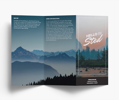 Forhåndsvisning af design for Designgalleri: Natur og landskaber Brochurer, Z-fals DL (99 x 210 mm)