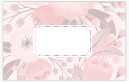 A flower botanical gray design for General Party