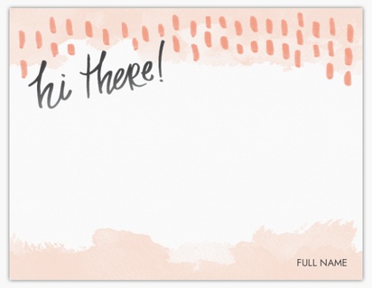 Design Preview for Design Gallery: Typographical Note Cards, Flat 10.7 x 13.9 cm