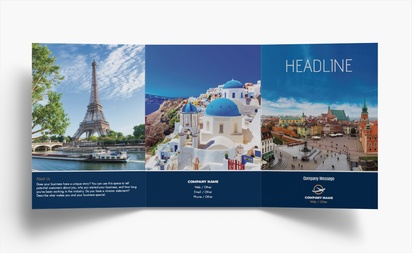 Design Preview for Design Gallery: Travel & Accommodation Folded Leaflets, Tri-fold A6 (105 x 148 mm)