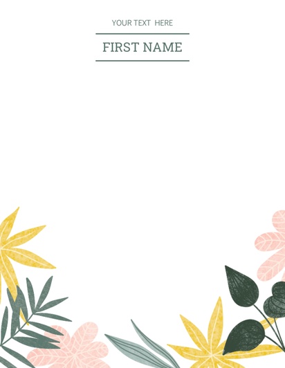 Design Preview for Templates for Nature & Landscapes Notepads 