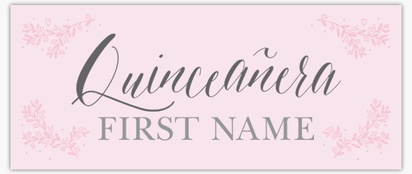 Design Preview for Design Gallery: Quinceanera Vinyl Banners, 76 x 183 cm