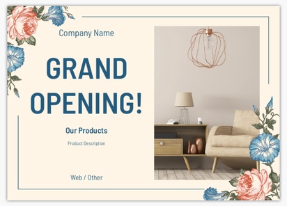 Design Preview for Grand Opening Postcards Templates, 5" x 7"