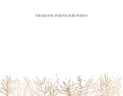 Design Preview for Templates for Elegant Compliment Cards , Flat 10.7 x 13.9 cm