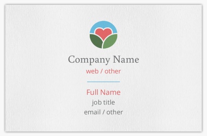 Design Preview for Design Gallery: Community Living Natural Uncoated Business Cards