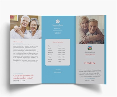 Design Preview for Design Gallery: Community Living Folded Leaflets, Tri-fold DL (99 x 210 mm)