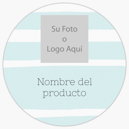 Vista previa del diseño de Galería de diseños de etiquetas para productos en hoja para estampados y texturas, Circular 7,6 x 7,6 cm