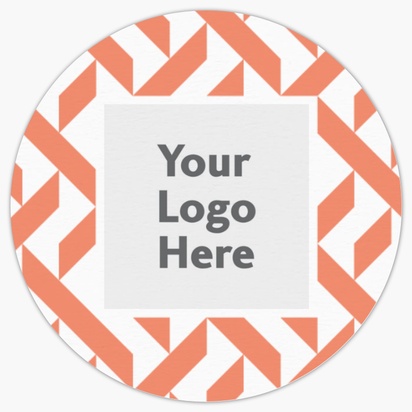 A photo logo pink orange design with 1 uploads