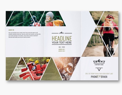 Design Preview for Design Gallery: Sports & Fitness Custom Brochures, 8.5" x 14" Tri-fold