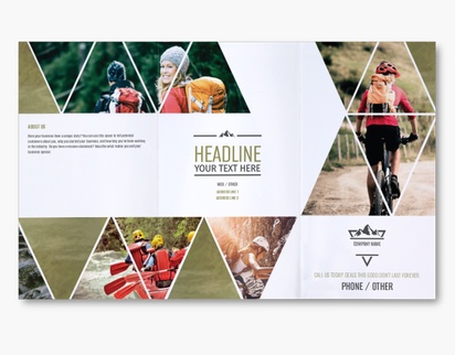 Design Preview for Design Gallery: Sports & Fitness Custom Brochures, 9" x 16" Tri-fold