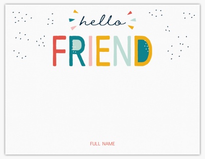 Design Preview for Design Gallery: Bold & Colourful Note Cards, Flat 10.7 x 13.9 cm