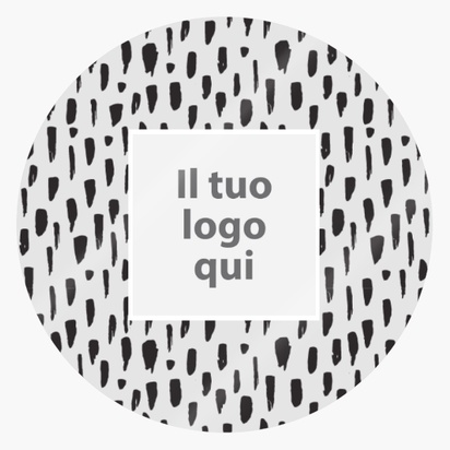 Anteprima design per Galleria di design: etichette in bobina per motivi e strutture, Cerchio 5 x 5 cm