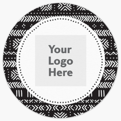 A black and white aztec white gray design with 1 uploads