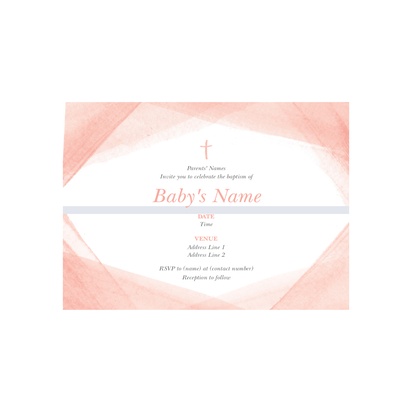 Design Preview for Religious Announcements Designs and Templates, 13.9 x 10.7 cm