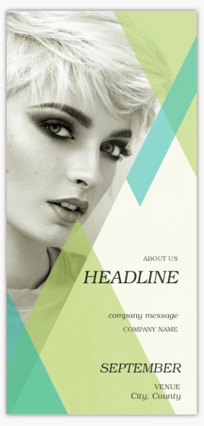 Design Preview for Design Gallery: Fashion & Modelling Flyers & Leaflets,  No Fold/Flyer DL (99 x 210 mm)