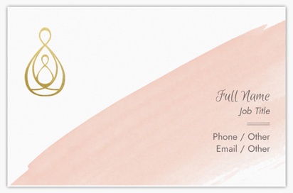 Design Preview for Design Gallery: Health & Wellness Matte Business Cards