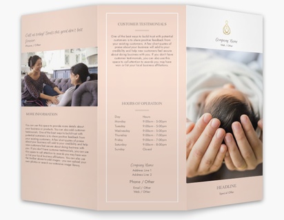 Design Preview for Pregnancy & Childbirth Custom Brochures Templates, 8.5" x 11" Tri-fold