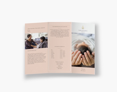 Vista previa del diseño de Galería de diseños de folletos plegados para embarazo y parto, Tríptico DL (99 x 210 mm)