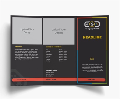 Design Preview for Templates for Information & Technology Brochures , Tri-fold DL