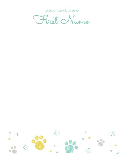 Design Preview for Templates for Animals Notepads 