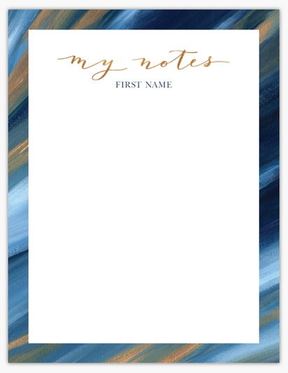 Design Preview for Bold & Colorful Notepads Templates, 4" x 5.5"