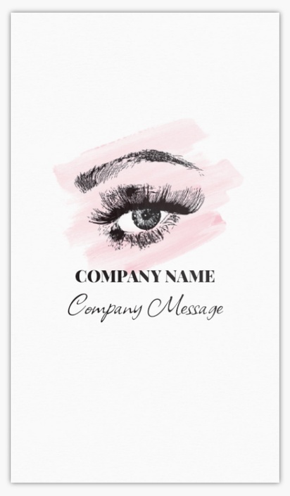 Design Preview for Design Gallery: Waxing & Hair Removal Standard Visiting Cards