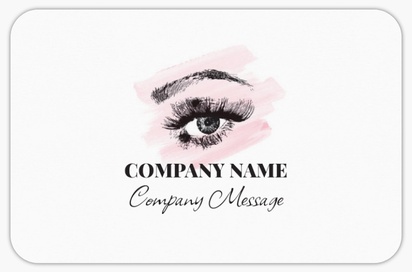 Design Preview for Design Gallery: Waxing & Hair Removal Rounded Corner Business Cards, Rounded Standard (85 x 55 mm)