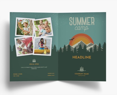 Design Preview for Design Gallery: Summer Folded Leaflets, Bi-fold A4 (210 x 297 mm)