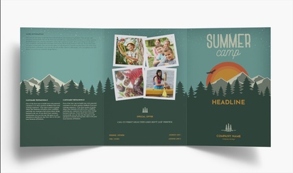 Design Preview for Design Gallery: Summer Folded Leaflets, Tri-fold A4 (210 x 297 mm)