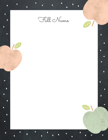 Design Preview for Notepads for Teachers: Designs and Templates