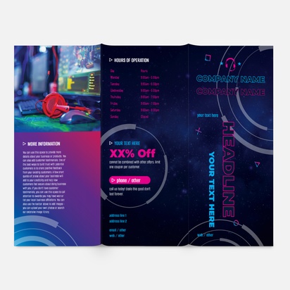Design Preview for Design Gallery: Information & Technology Brochures, DL Tri-fold