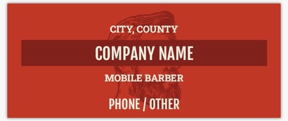 Design Preview for Design Gallery: Barbers Vinyl Banners, 76 x 183 cm