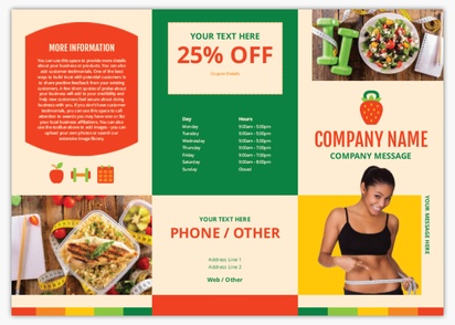 Design Preview for Templates for Food & Beverage Brochures , Tri-fold DL