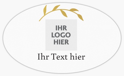 Designvorschau für Designgalerie: Personalisierte Aufkleberbögen, 12,7 x 7,6 cm Oval