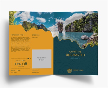 Design Preview for Design Gallery: Travel & Accommodation Folded Leaflets, Bi-fold A4 (210 x 297 mm)