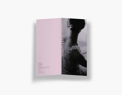 Vista previa del diseño de Galería de diseños de folletos plegados para baile y coreografía, Díptico DL (99 x 210 mm)