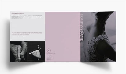 Design Preview for Design Gallery: Fashion & Modelling Folded Leaflets, Tri-fold A5 (148 x 210 mm)