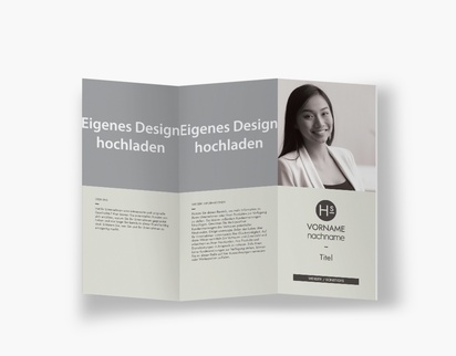 Designvorschau für Designgalerie: Falzflyer Immobilien, Zickzackfalz DL (99 x 210 mm)