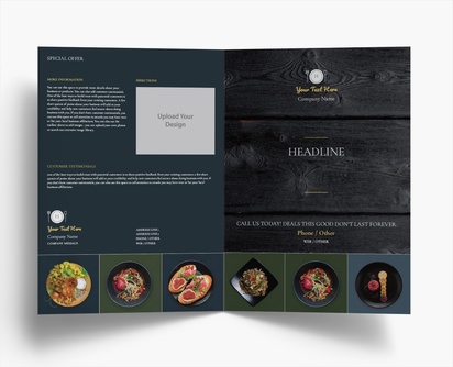 Design Preview for Design Gallery: Elegant Folded Leaflets, Bi-fold A4 (210 x 297 mm)