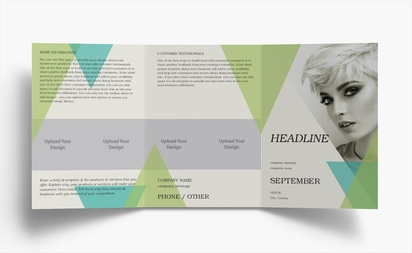 Design Preview for Design Gallery: Graphic Design Folded Leaflets, Tri-fold A6 (105 x 148 mm)
