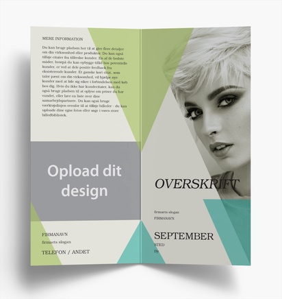 Forhåndsvisning af design for Designgalleri: Markedsføring og PR Brochurer, Midterfals DL (99 x 210 mm)