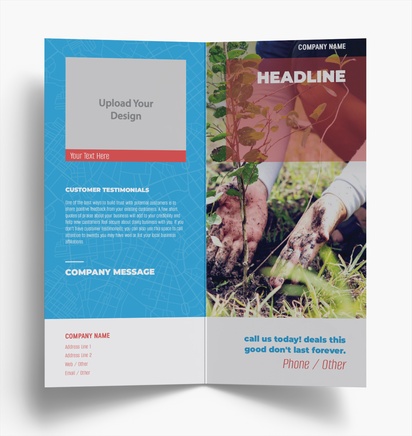 Design Preview for Design Gallery: Agriculture & Farming Folded Leaflets, Bi-fold DL (99 x 210 mm)